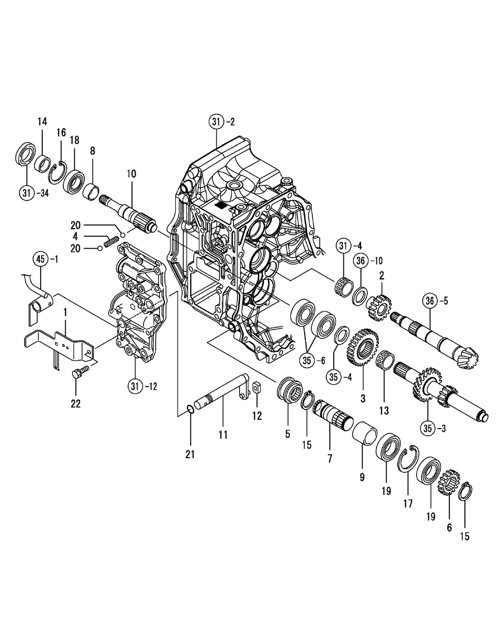 Front Drive Diagram and Parts List for SX3100 54ALB4S727-54ALB4SW727-54ALB4SX727-54ALB4SY727-54ALB4SZ727-54AMB4S727-54AMB4SW727-54AMB4SX727-54AMB4SY727-54AMB4SZ727 Cub Cadet Lawn Tractor